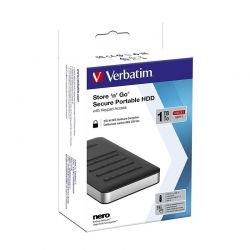 Verbatim STORE N GO SECURE 2,5 COL USB 3.1 TYPE-C KDZRAS KLS MEREVLEMEZ 1TB