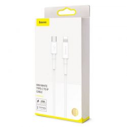 BASEUS CATLSW-02 USB-C/APPLE LIGHTNING TLT S ADATKBEL 2A 18W PD 1M FEHR