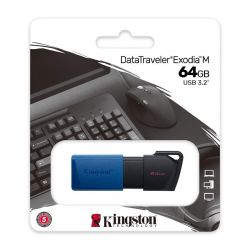 KINGSTON DATATRAVELER EXODIA M USB 3.2 GEN 1 PENDRIVE 64GB