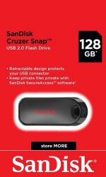 SANDISK USB 2.0 CRUZER SNAP PENDRIVE 128GB FEKETE