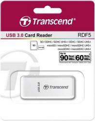 TRANSCEND RDF5 USB 3.0/USB 3.1 MICRO SD/MICRO SDHC/MICRO SDXC SD/SDHC/SDXC MEMRIAKRTYA OLVAS FEHR