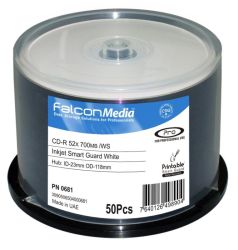 FALCONMEDIA CD-R 52X NYOMTATHAT FNYES VZLL CAKE (50)