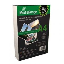 MediaRange Din A4 130g matt fotpapr (100) /MRINK101/