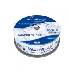 MediaRange DVD-R 16x Waterguard Photo FullPrint Cake (25) /MRPL612/