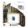 KINGSTON CANVAS GO PLUS MICRO SDXC 128GB CLASS 10 UHS-I U3 A2 V30 170/90 MB/S Vsrls  olcs KINGSTON CANVAS GO PLUS MICRO SDXC 128GB CLASS 10 UHS-I U3 A2 V30 170/90 MB/S
