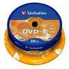 Verbatim DVD-R 16x Cake (25) /43522/ Poklada  lacn Verbatim DVD-R 16x Cake (25) /43522/