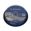 Verbatim Blu Ray 6x BD-R Wide Printable Cake (10) /43804/ Vsrls  olcs Verbatim Blu Ray 6x BD-R Wide Printable Cake (10) /43804/