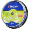 Verbatim CD-RW 12X CAKE (10) Vsrls  olcs Verbatim CD-RW 12X CAKE (10)