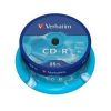 Verbatim CD-R 52x Cake (25) /43432/ Poklada  lacn Verbatim CD-R 52x Cake (25) /43432/